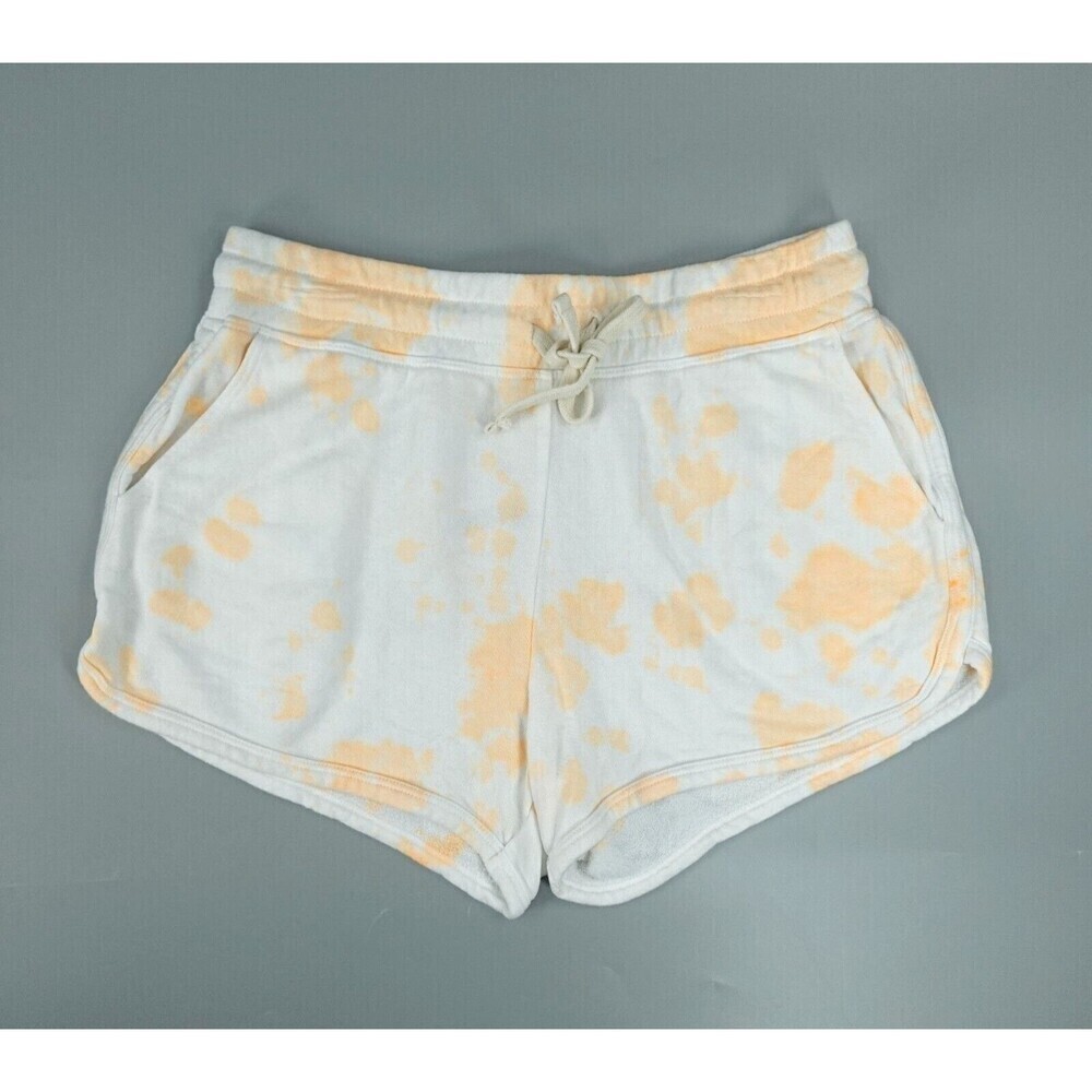 Sundry Shorts Womens Size 2 Orange Tie‎ Dye French Terry Comfy Lounge Resort